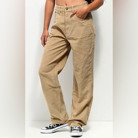 Empyre Pants - Empyre Girls Beige Corduroy Skate Pants sz 2